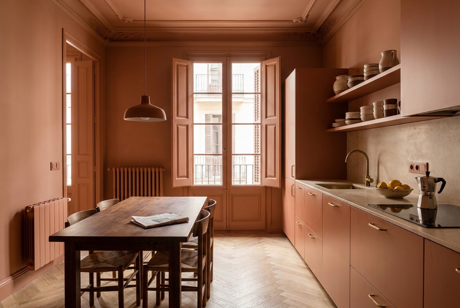 Piso Born — cocina comedor