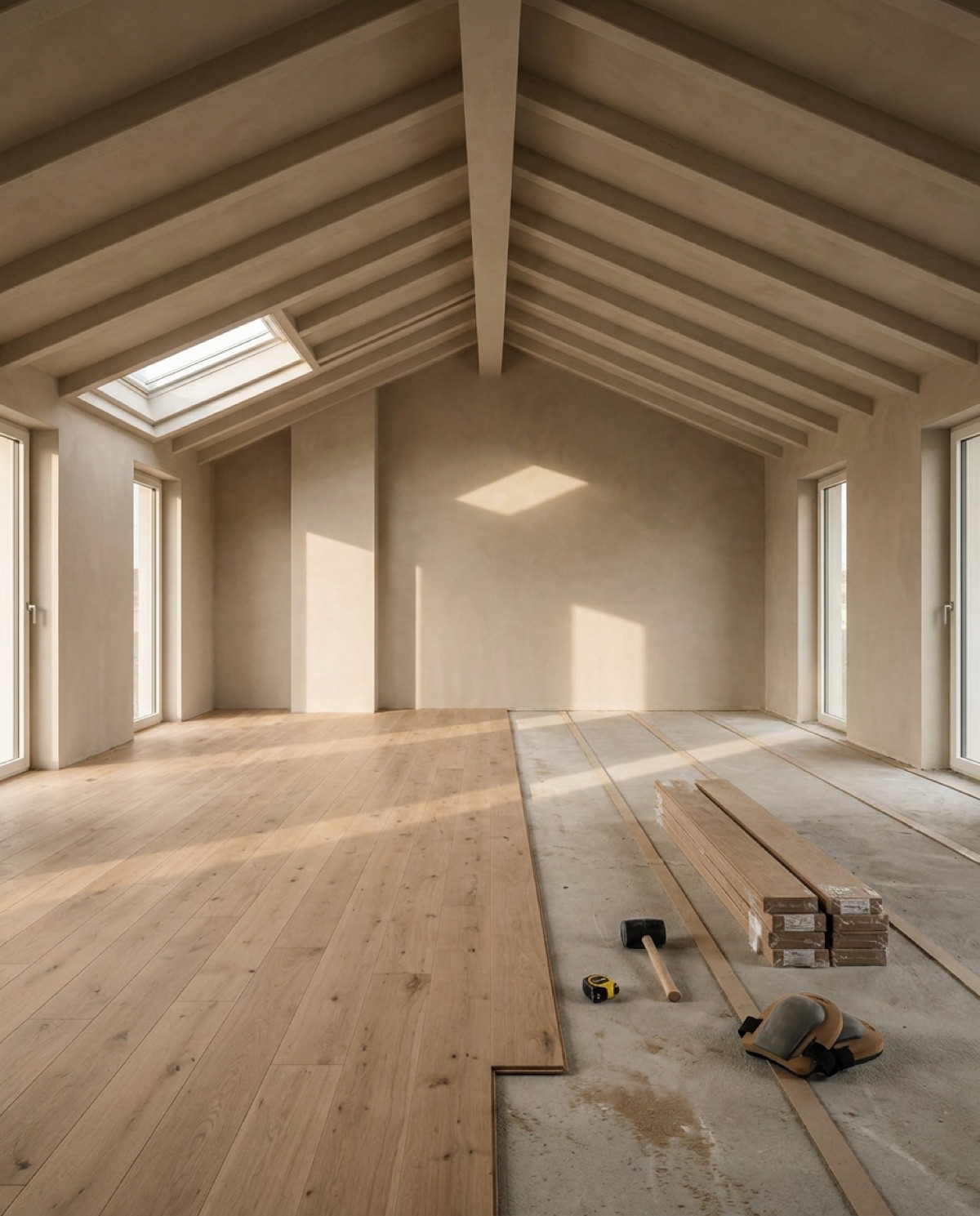 Ático Gràcia — proceso de obra