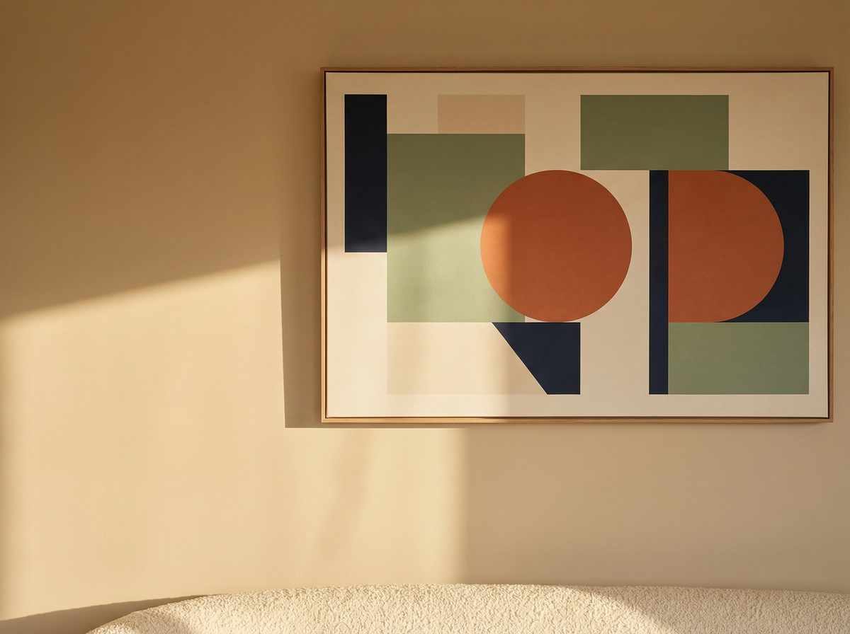 Arte geométrico mid-century