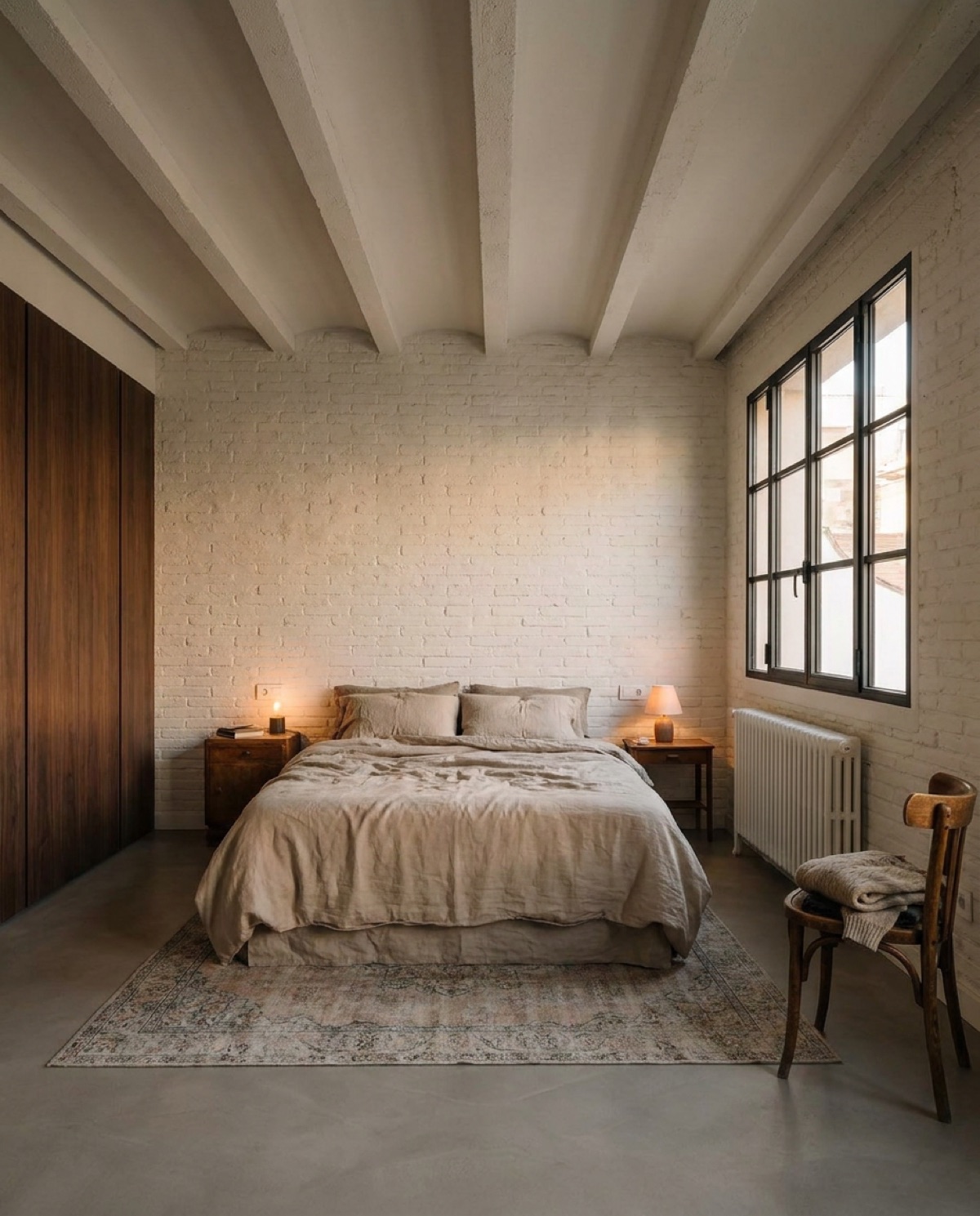 Loft Poblenou — dormitorio