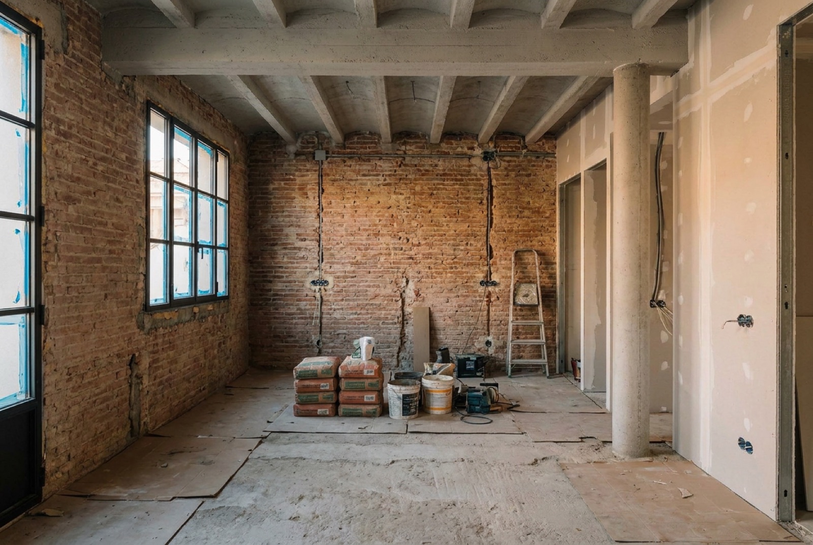 Loft Poblenou — obra en proceso